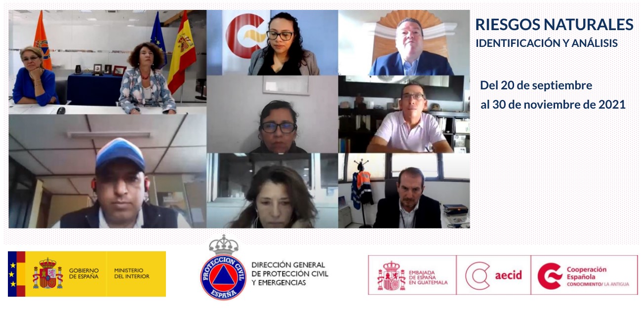 Imagen de una sesión virtual del curso